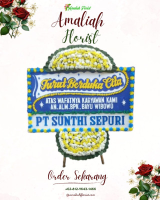 Papan Bunga Duka di Tinggi Raja